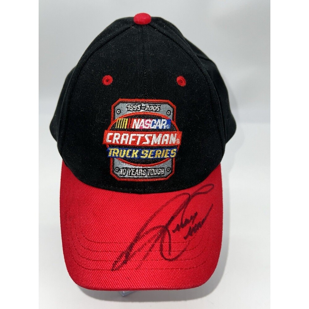 VTG NASCAR Craftsman Truck Series Ricky Craven Signed Autographed Snapback Cap